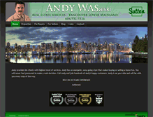 Tablet Screenshot of andywasalski.com
